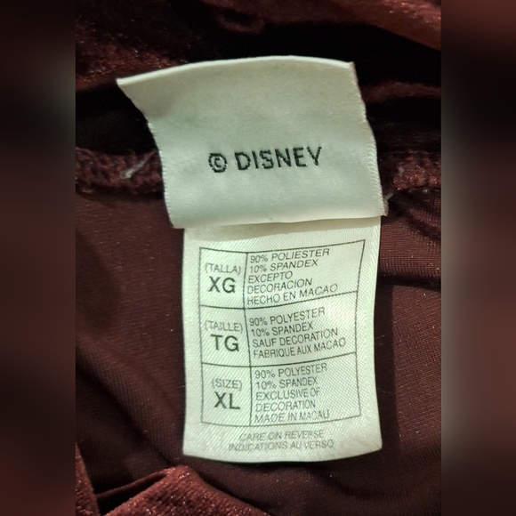 🍯THE DISNEY CATALOG velour turtleneck tunic. Size XL - Picture 7 of 7